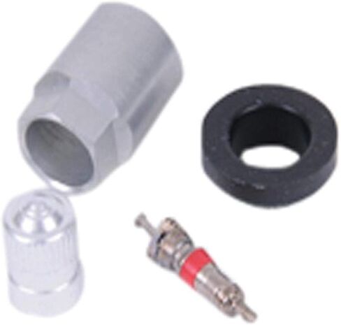 قطع غيار جنرال موتورز الأصلية 19117460 مجموعة صمامات نظام مراقبة ضغط الإطارات (TPMS) مع غطاء، وقلب، وحلقة تثبيت، وصامولة in Saudi Arabia