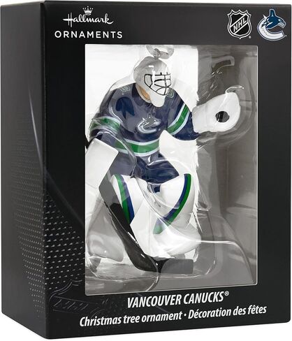 Hallmark NHL Vancouver Canucks Goalie Christmas Ornament in Saudi Arabia
