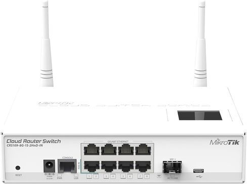 MikroTik Cloud Router Switch CRS109-8G-1S-2HnD-IN in Saudi Arabia