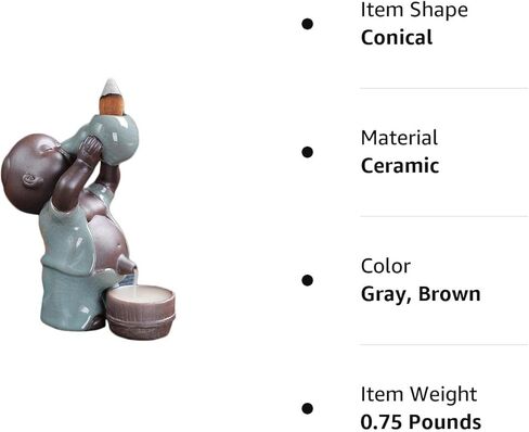 السيراميك ديكور المنزل مبخرة ارتداد الخزف حامل البخور رائحة الناشر مبخرة لليوجا في غرفة المعيشة والمكتب (الأولاد) in Kuwait