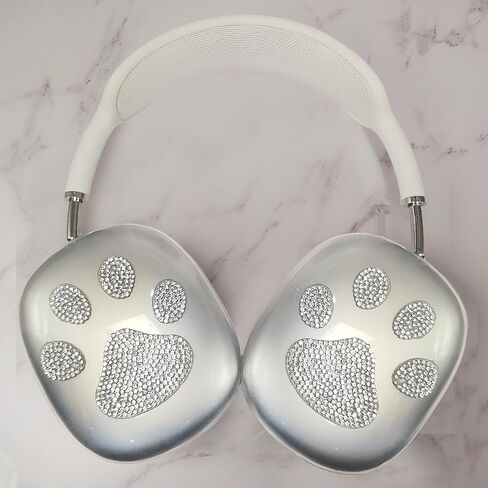 غطاء حافظة بلينغ لـ AirPods Max لامعة بأحجار الراين، حافظات ناعمة لطيفة لامعة للنساء وغطاء حماية لملحقات Apple AirPods Max (نجوم) in Saudi Arabia