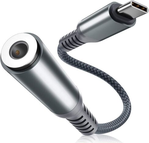 USB C to 3.5mm Adapter,Type C 1/8 Inch Headphone Jack Audio Aux Converter for Samsung Galaxy A53,S20 S21 S22 Ultra Plus Note 10 20,Google Pixel 5 XL,iPad Pro Air 4 4th 5th 2021 Mini 6 6th Generation in Saudi Arabia