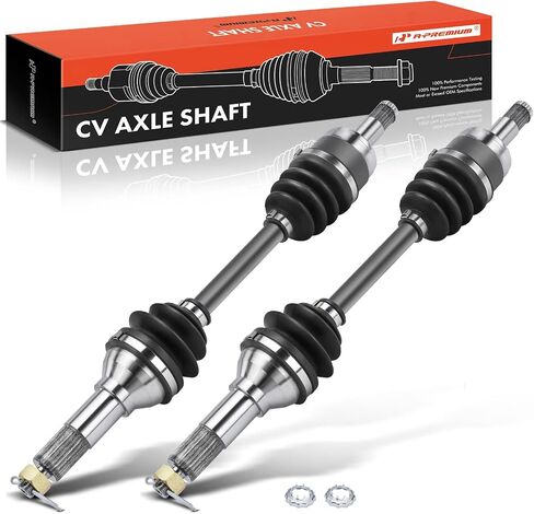 A-Premium Pair (2) Front CV Axle Shaft Assembly Compatible with Yamaha Kodiak 400, 2000 2001 2002, Left and Right in Kuwait