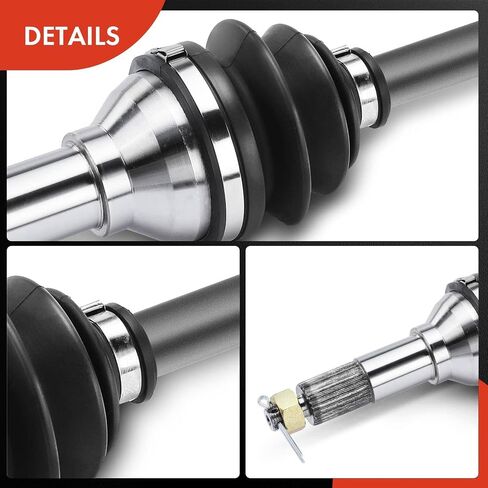 A-Premium Pair (2) Front CV Axle Shaft Assembly Compatible with Yamaha Kodiak 400, 2000 2001 2002, Left and Right in Kuwait