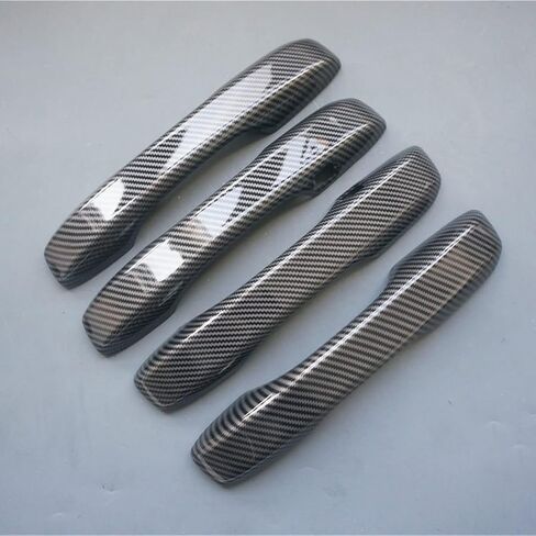 Gloss Black Sport Door Handle Cover Trim for Honda Accord CR-V 2023 2024 HR-V 2023 Civic Integra (with 2 Keyless Holes, Gloss Black) in Kuwait