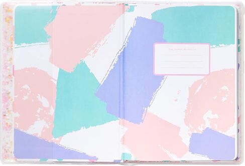 C.R. Gibson TJ176-24580 I Glitterally Can't Cute Notebook Journal for Girls with Glitter Sleeve, 6" W x 8.25" L with 200 Pages, Multicolor in Saudi Arabia