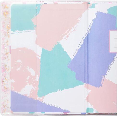 C.R. Gibson TJ176-24580 I Glitterally Can't Cute Notebook Journal for Girls with Glitter Sleeve, 6" W x 8.25" L with 200 Pages, Multicolor in Saudi Arabia