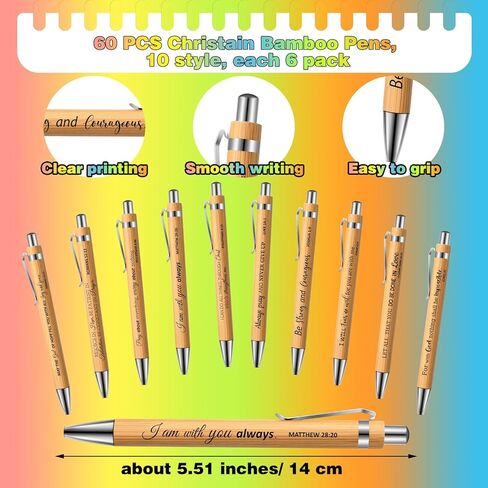 30 Sets Thank You Gift Spiral Notebook Inspirational Small Pocket Notepad with Motivational Bamboo Pens Colored Sticky Index Tabs for Teacher Nurse Coworker Office (Thanks Theme) in Kuwait