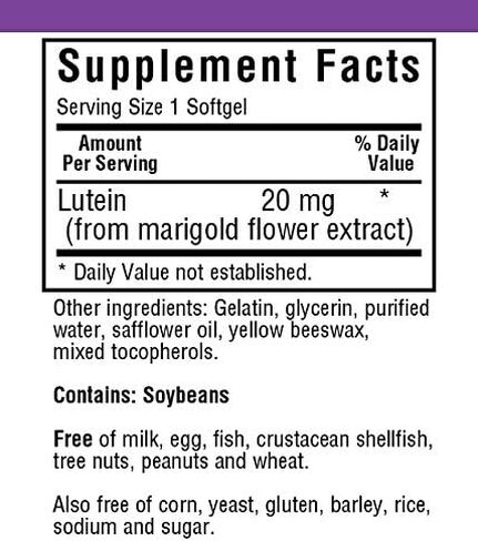 BLUEBONNET NUTRITION LUTEIN 20 mg in Saudi Arabia
