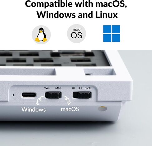 لوحة مفاتيح ميكانيكية Keychron Q5 Pro مخصصة QMK/VIA ميكانيكية هيكلية، تخطيط 96% مع تصميم بحشية مزدوجة بمقبض قابل للبرمجة، إضاءة خلفية RGB قابلة للتبديل السريع متوافقة مع نظام التشغيل Mac Windows Linux - أسود in Kuwait