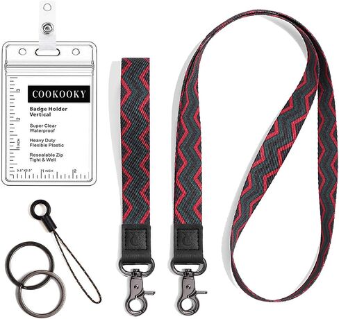 Lanyards Keychain Wrist Wristlet Strap Key Chain id Holder and Lanyards for ID Badges in Saudi Arabia