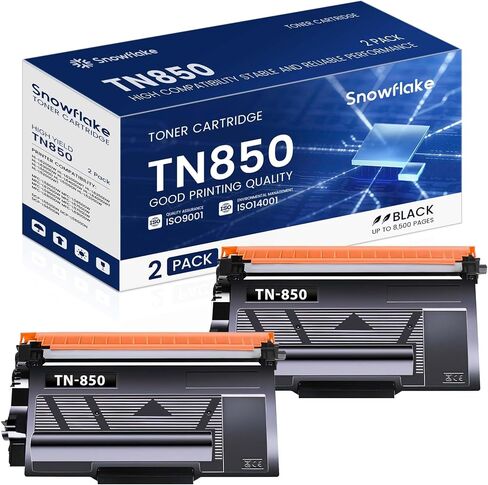 TN-850 TN850 Toner 2 Pack Compatible TN850 High Yield Black Toner Cartridge Replacement for Brother HL-L6200DW HL-L6400DW HL-L5100DN MFC-L5800DW MFC-L5850DW MFC-L6800DW MFC-L5700DW Printer Toner. in Kuwait