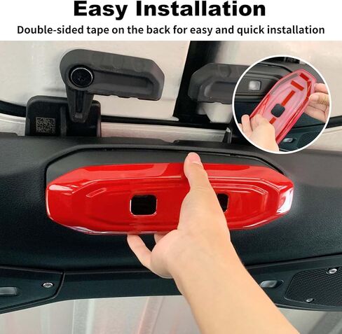 JWWY for Jeep JL Reading Light Cover Trim for 2024 Jeep Wrangler JL JLU & Gladiator JT Accessories Carbon Fiber in Saudi Arabia