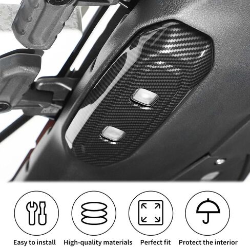 JWWY for Jeep JL Reading Light Cover Trim for 2024 Jeep Wrangler JL JLU & Gladiator JT Accessories Carbon Fiber in Saudi Arabia