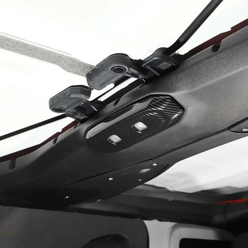 JWWY for Jeep JL Reading Light Cover Trim for 2024 Jeep Wrangler JL JLU & Gladiator JT Accessories Carbon Fiber in Saudi Arabia