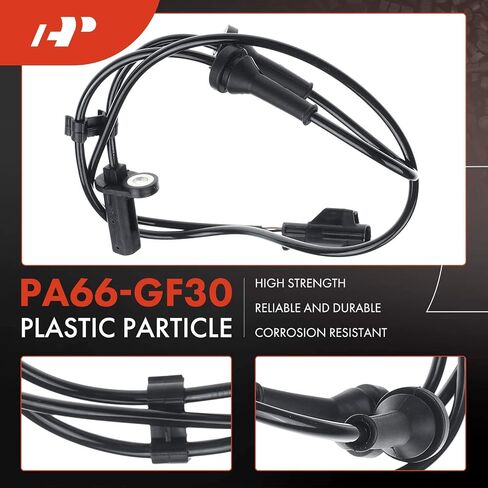 A-Premium ABS Wheel Speed Sensor Compatible with Volvo Models - C70 2000-2004, S70, V70 1999-2000 - Front Driver or Passenger Side, Replace# 9496420, 9472170 in Saudi Arabia