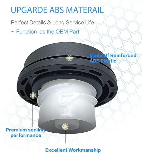 Locking Gas Cap,Lock Fuel Cap Replace 5278655AB For Jeep Cherokee Wrangler JK TJ Liberty Compass Grand Cherokee & Dodge Challenger Grand Caravan Ram 1500 2500 Journey in Saudi Arabia