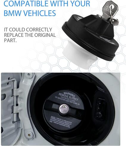 Locking Gas Cap,Lock Fuel Cap Replace 5278655AB For Jeep Cherokee Wrangler JK TJ Liberty Compass Grand Cherokee & Dodge Challenger Grand Caravan Ram 1500 2500 Journey in Saudi Arabia