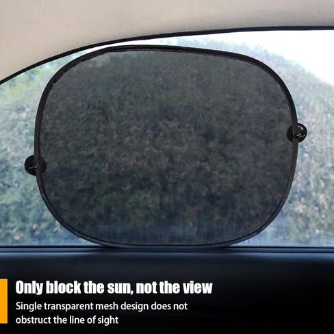 مظلة شمسية لنافذة السيارة من لويافوربا، 5 عبوات من ظلال الشمس للنوافذ الجانبية والخلفية التلقائية، ظلال مقاس 17.3 × 14.2 بوصة تحمي الأطفال الصغار من ملحقات حماية الشمس والوهج والأشعة فوق البنفسجية in Kuwait