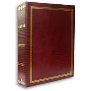 Magnetic 3-Ring with 100 Pages, 8.25" x 10.5", Burgundy Color in Saudi Arabia