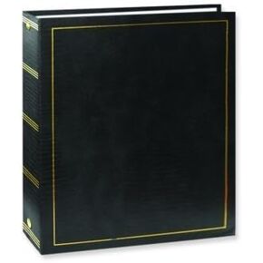 Magnetic 3-Ring with 100 Pages, Holds 5" x 7" Photos, Navy Blue Color in Saudi Arabia