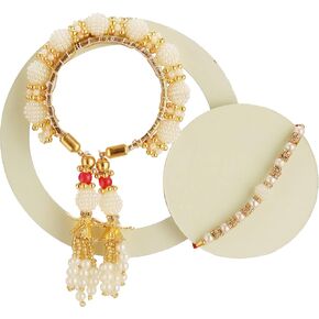 TIED RIBBONS Set of 2 Rakhi for Brother Rakhi for Bhaiya | Wishes Card | Roli Tikka - Raksha Bandhan Rakhi Bracelet for Brother | Bhai Rakhi 2 Set | Bro Rakhi Thread | Rakhi Set for Brother in Saudi Arabia