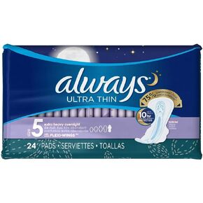 Always Pads Ultra Thin Size 5-24 Count (3 Pack) in Saudi Arabia