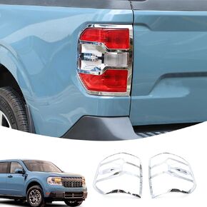 غطاء ضوء الذيل Lcojicep يتوافق مع Ford Maverick 2022-2025 غلاف المصباح الخلفي المصباح الخلفي غطاء حماية إطار المصباح الخلفي من إكسسوارات الديكور الخارجي (Matt Black) in Kuwait