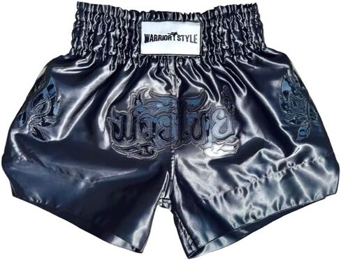Muay Thai Shorts, Traditional Cut, Lightweight Satin, Regular Fit, Kickboxing & Training Shorts in Saudi Arabia