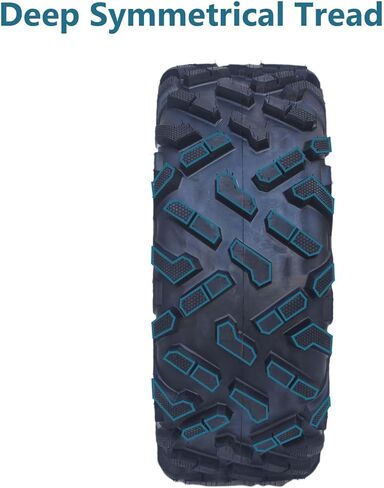 25x10-12 ATV Tire - ATV/UTV Tires, All-Terrain Off-Road Mud Trail Tires, Tubeless, Set of 2 (25 * 10-12 KNIGHT) in Saudi Arabia