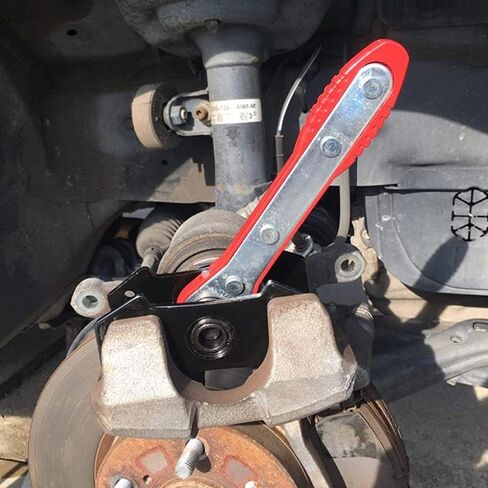 G-PLUS Blue 360° Brake Caliper Press Tool with 2 Groups Steel Plates,Ratchet Piston Spreader Automotive Tools Car Brake Repair & Instalation,4 in 1 Universal Disc Ratchet Brake Caliper Tool in Saudi Arabia