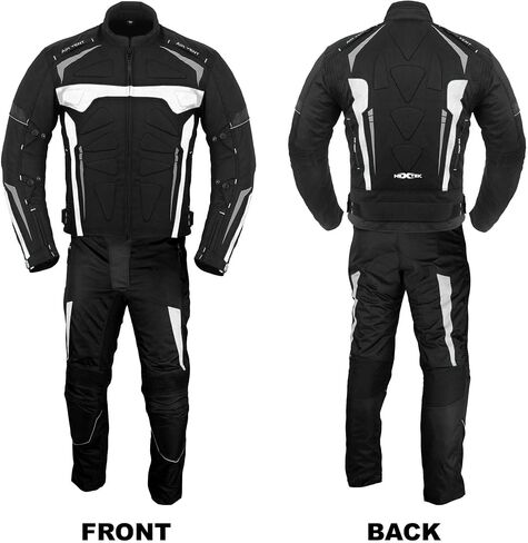 Mens Motorbike Suit Waterproof Cordura Jacket with Trouser Motorcycle Biker Protection CE Approved in Saudi Arabia
