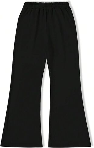رسالة رسومية من Wdirara Men Y2K Print Flare Sweatpants الرباطين سروال القوطي مع جيوب in Kuwait