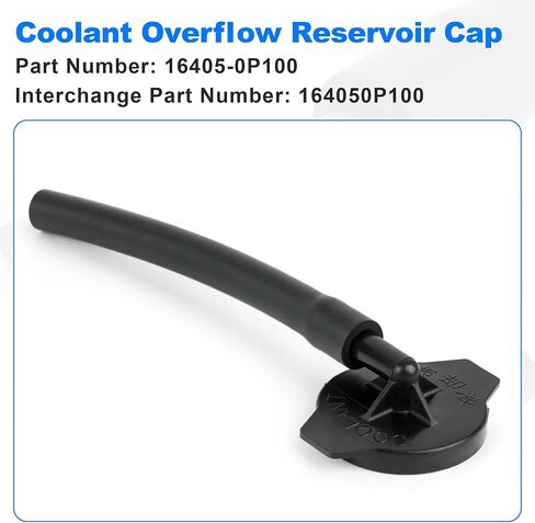 Coolant Overflow Reservoir Cap 16405-0P100 متوافق مع Toyota Sequoia 2008-2022 ، Tundra 2007-2021 in Saudi Arabia