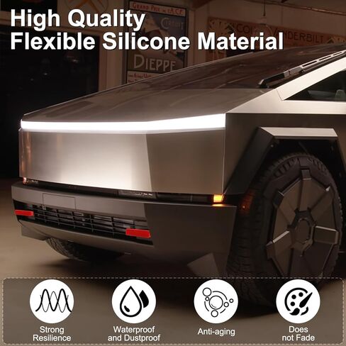 2PCS Tow Hook Covers Fit for Tesla Cybertruck 2024 2025, Silicone Protective Hitch Covers Customized for Car Front Bumper Compatible with Cybertruck Accessories (Red) in Kuwait