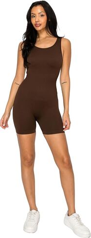 LA12st Women Premium تمرينات سلسة تنحيف Romper Yoga مضلعة الجسم in Kuwait