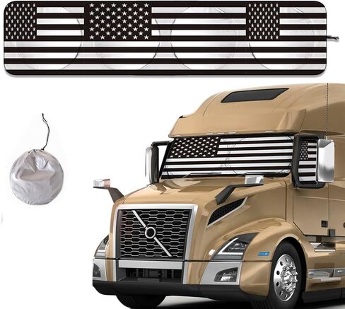 [2024 Upgrade] TDCQQGQQ Van Gogh Starry Sky Semi-Truck Sun Shade for Windshield and Side Windows, UV Protective for Truck Windshield Coverage to Block UV/Sun Heat Rays, for Commercial & Big Rig Truck in Saudi Arabia