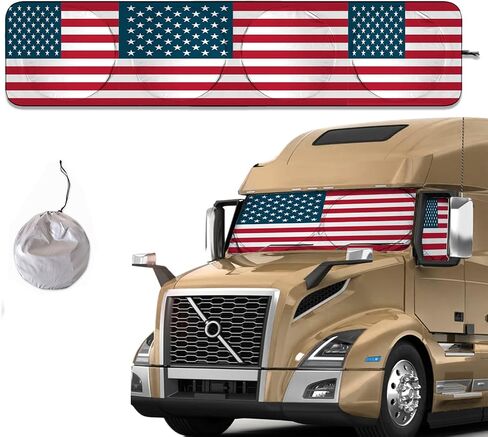 [2024 Upgrade] TDCQQGQQ Van Gogh Starry Sky Semi-Truck Sun Shade for Windshield and Side Windows, UV Protective for Truck Windshield Coverage to Block UV/Sun Heat Rays, for Commercial & Big Rig Truck in Saudi Arabia