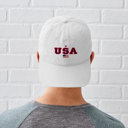 CafePress USA Flag Cap Adjustable Baseball Cap in Saudi Arabia