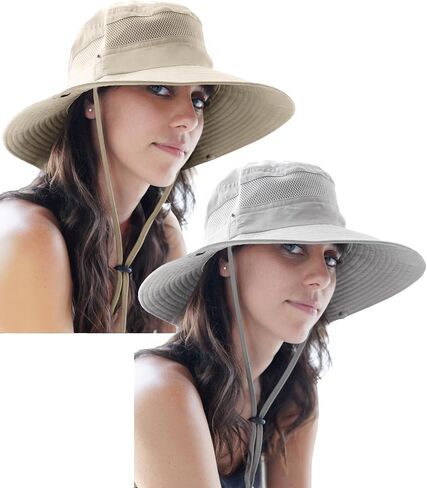 GearTOP Safari Sun Hat for Men and Sun Hats for Women UV Protection UPF 50+ Hiking, Gardening, Fishing in Saudi Arabia