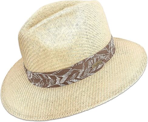 Matte Toyo Men's Straw Safari Sun Hat with 3-Pleat Ribbon Band in Saudi Arabia