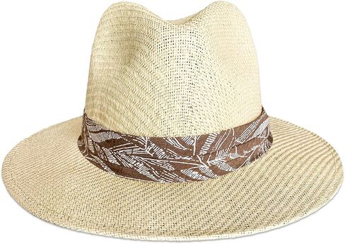 Matte Toyo Men's Straw Safari Sun Hat with 3-Pleat Ribbon Band in Saudi Arabia
