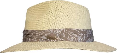 Matte Toyo Men's Straw Safari Sun Hat with 3-Pleat Ribbon Band in Saudi Arabia