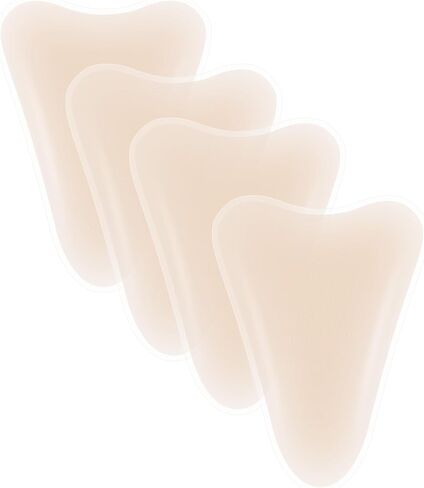 Camel Toe Concealer Reusable - Waterproof Camel No Underwear Insert Pack Cameltoe Concealer Proof Silicone Camel Toe Hider Cover Stopper Underwear Guard for Women - 4 Pack Nude in Kuwait