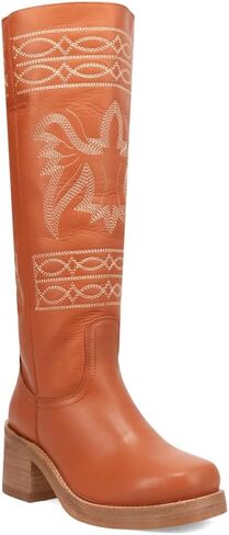 Dingo Women's Avalon Embroidered Round Toe Pull on Western Boot in Saudi Arabia