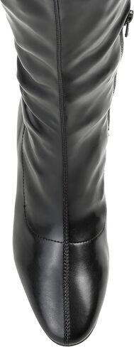 Journee Womens Melika Tru Comfort Foam Wide Calf Block Heel Over The Knee Boots in Saudi Arabia