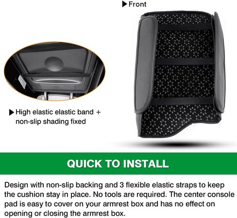 Custom Fit for Center Console Cover Hyundai Palisade 2020 2021 2022 2023 2024 2025 Armrest Cover Center Console Pad PU Leather Armrest Seat Box Cover Protector with Pockets Storage Bag in Saudi Arabia
