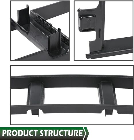 LQI Front Lower Grille Trim Panel & Bumper Guards Pads Inserts End Caps Compatible With Ford F150 2018 2019 2020 ABS JL3Z17B968BB in Kuwait