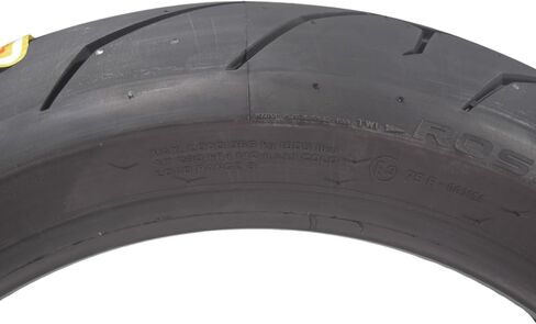 Pirelli Diablo Rosso II 120/70 ZR 17 M/C (58W) TL (K) Front & 180/55 ZR 17 M/C (73W) TL Rear Motorcycle Tire- Sport Performance Road Use Tire Set with Keychain in Saudi Arabia