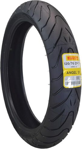 Pirelli Angel ST 120/70ZR17 (58W) إطار الدراجات النارية الأمامية-إطار رياضة رياضية عالية الأداء من أجل تعزيز القبضة والمتانة والاستقرار-يناسب الدراجات الرياضية والتجول in Saudi Arabia
